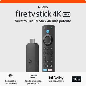 Nuevo Amazon Fire TV Stick 4K Max (Gen 2, 2024)