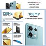 Xiaomi Redmi Note 13 5G 8+256 GB, 6,67" AMOLED FHD+ 120Hz, MediaTek Dimensity 6080, Triple cámara de hasta 108MP, Carga 33W, (Versión ES)
