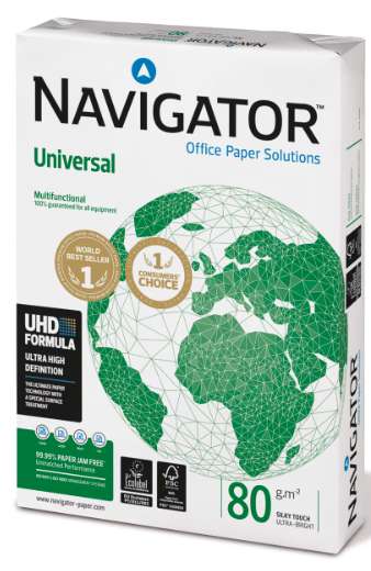Pack de 500 hojas Din A4 Navigator