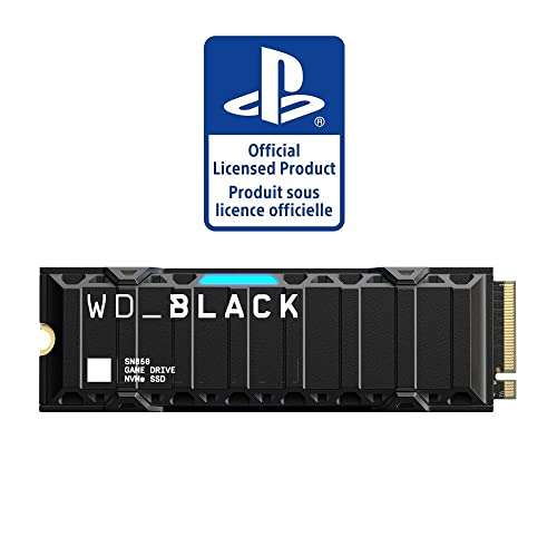 WD_BLACK SN850 1TB M.2 2280 PCIe Gen4 con disipador 7,000 MB/s