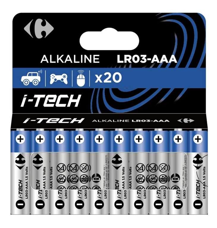 Pilas Alcalinas Itech AAA/LR03 | 3x2 [ 0,33€ PILA ]