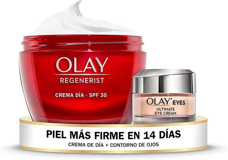 Olay Regenerist Crema Facial De Día + Olay Eyes Ultimate Eye Cream Para Ojeras