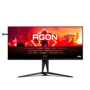 AOC AGON AG405UXC - Monitor gaming WQHD de 40 , 144 Hz, 1 ms GtG, HDR400, FreeSync Prem., G-Sync comp
