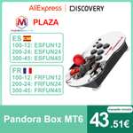 Pandora box MT6, 2 mandos y 1000 juegos. Aliexpress Plaza.