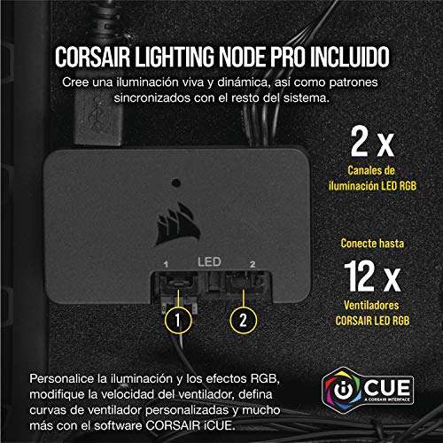Corsair LL120 RGB pack de 3 + Node PRO