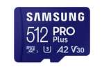 [HARD] Samsung PRO Plus Tarjeta de memoria MicroSD con Adaptador SD, 512GB.