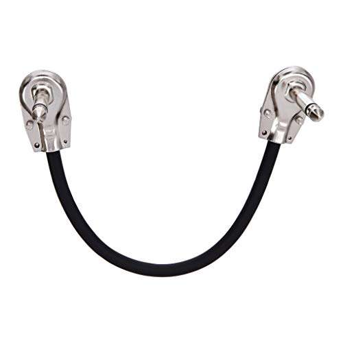 Pack de 6 Cables de conexión para guitarra de 15 cm, 35 mm