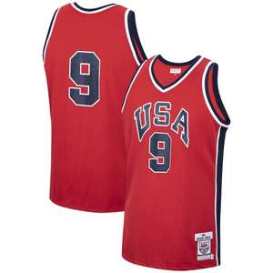 USA 1984 Michael Jordan USA Basketball Authentic Alternate Jersey By Mitchell & Ness