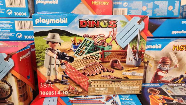 Playmobil sets espacio dinosaurios e historia(Factori Lidl)