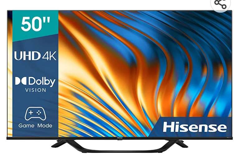 Hisense 50A63H (50 pulgadas) 4K UHD Smart TV, with Dolby Vision HDR, DTS Virtual X