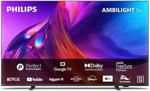 Philips 4K LED Ambilight TV PUS8518, 43 Pulgadas, UHD 4K TV, 60Hz, P5 Picture Engine HDR10+Altavoces 20 W