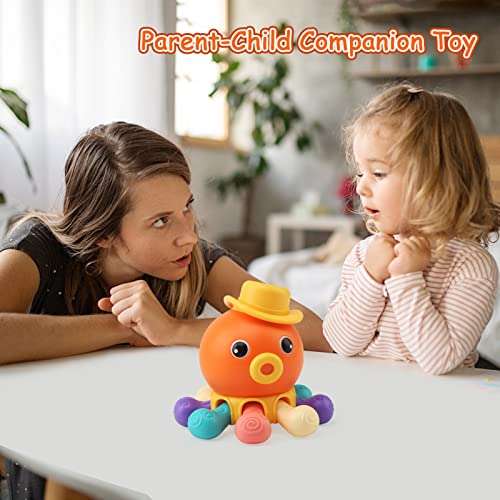Juguetes Bebes 6-12 Meses, Juguetes Montessori 1 Años, Pulpo Juguetes Sensoriales Juegos de Actividade Motricidad Fina