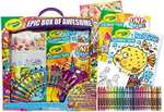 Crayola - Epic Box of Awesome, Set para Colorear, Con Libros, Ceras y Pegatinas