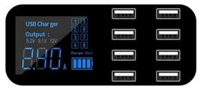 Estación de carga 8 puertos USB