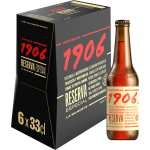 42 botellines 1906 Cerveza rubia Reserva Especial pack 6 botellas 33 cl. 0'66€/ud. Click&Car gratis