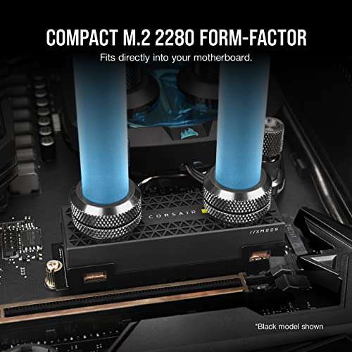Corsair MP600 Pro XT, 2TB, Hydro X Edition, Gen4 PCIe x4 NVMe, M.2 7.100 MB/s,