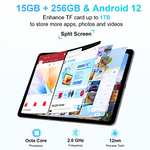 DOOGEE T20 Tablet 10.4 Pulgadas Android 12 15GB RAM + 256GB ROM (1TB Ampliable) (varios colores)
