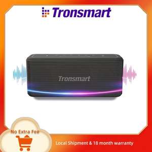 Tronsmart Mega Pro Altavoz Bluetooth, reproductor de música portátil - bajos mejorados, resistencia al agua IPX5, asistente de voz, 60W, NFC