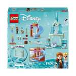 LEGO Disney Frozen Castillo Helado de Elsa, Palacio de Princesa de Juguete, 2 Figuras de Animales y Mini Muñecas de Elsa y Anna, 43238