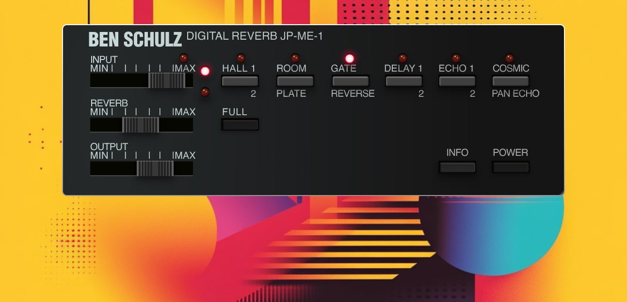 Plugin VST JP-ME-1 (Emulación Reverb Digital)