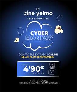 Cine YELMO - Entradas a 4.9€, También MOVIEYELMO Cumpleaños