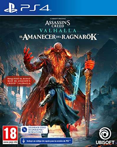 PlayStation 4 - Assassin's Creed Valhalla El Amanecer del Ragnarök (Código de descarga - No incluye disco)