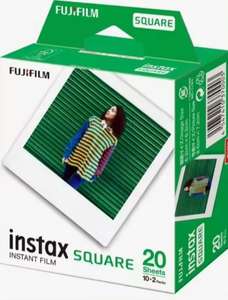 Fujifilm película fujifilm instax square (20 pk)