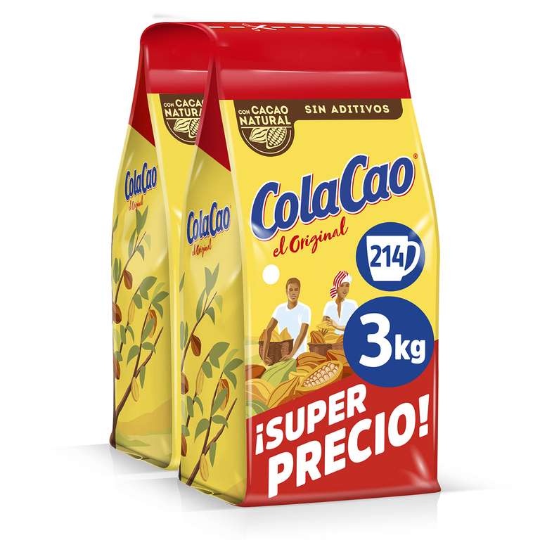 Colacao original 3 kg con cacao natural y sin aditivos