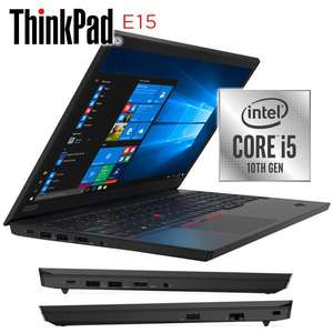Portátil Lenovo Thinkpad E15 reacondicionado con garantía - i5-10210U, 16GB, 500GB SSD, W11