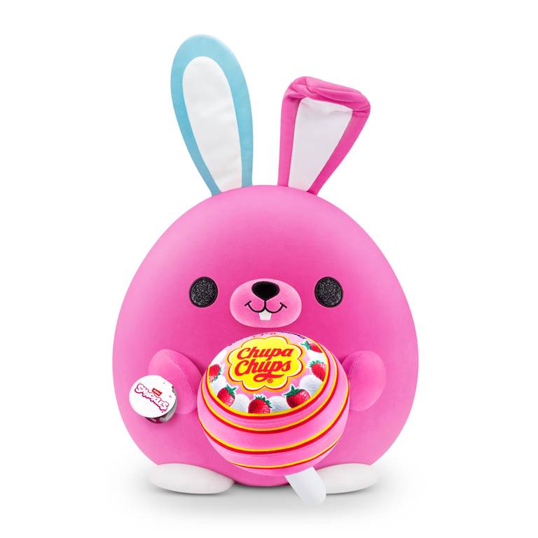 Snackles Serie 1 Ola 2 Conejo (Chupa Chups) Sorpresa Suave Plush 35 cm Coleccionable