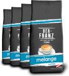 4 Kilos Café Der-Franz Crema Grano. Solo 6,37€ el Kilo! / 4 Kilos Café Melange Grano por 33,91€.