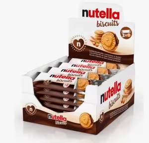 Kinder Nutella Biscuits - 28 packs de 3 galletas cada una - Un total de 84 galletas