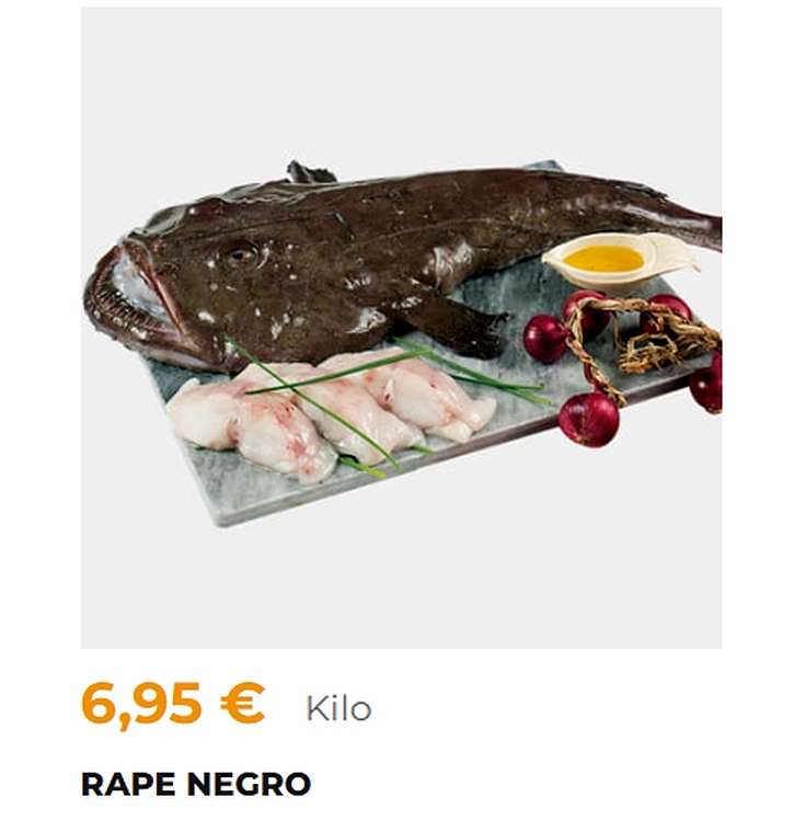 Rape Negro a 6,95€ el Kg.