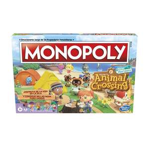 Hasbro - Monopoly : Animal Crossing New Horizons , para 2 a 4 Jugadores