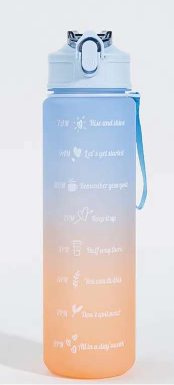  Botella de agua deportiva con pajilla, jarra de agua de gran  capacidad de 104.8 onzas, para gimnasio, fitness y deportes al aire libre  botella de agua de viaje (color : azul