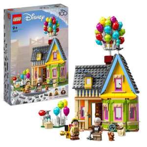 Set de juguetes de construcción LEGO | Disney y Pixar 43217 Casa de “Up”; una pieza de exposición construible (598 piezas)