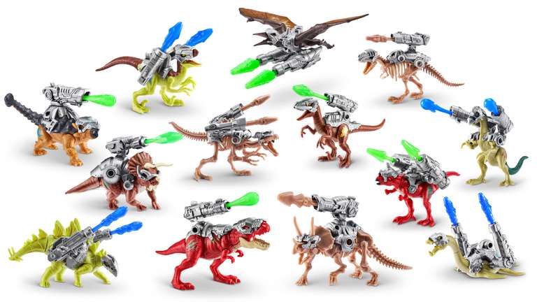 5 Surprise Dino Strike Series 5 Color Change, Surprise Dinosaur Mystery Collectible Capsule Toy (2 Pack)
