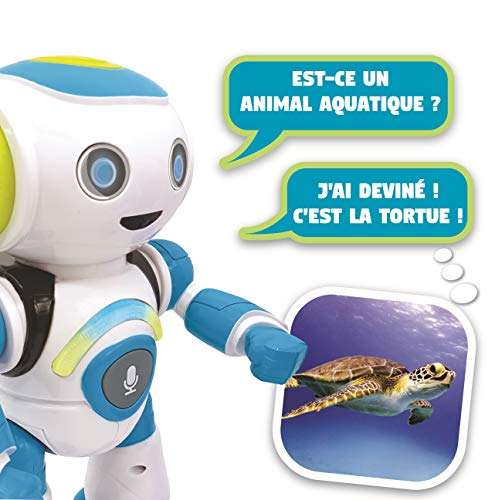 Powerman Jr. Robot Inteligente - Juegos de música, Quiz Animales, programable Stem (Francés)