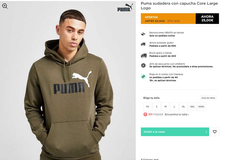 3ª Recopilación Ofertas Ropa JD Sports *Hasta 67% Descuento* [20€, 22€,  25€, 30€ ] Varias Marcas (Nike y Puma). » Chollometro