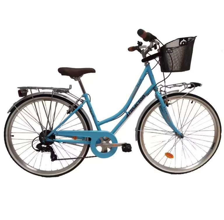 Bicicleta urbana clásica Retro Vera 28" Azul