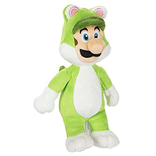 SUPER MARIO Nintendo Plüsch Cat Luigi 19 cm [+ Carrefour]