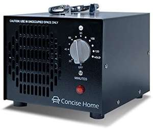 Concise Home Generador de ozono industrial con temporizador, ozonizador de 5000 mg / h
