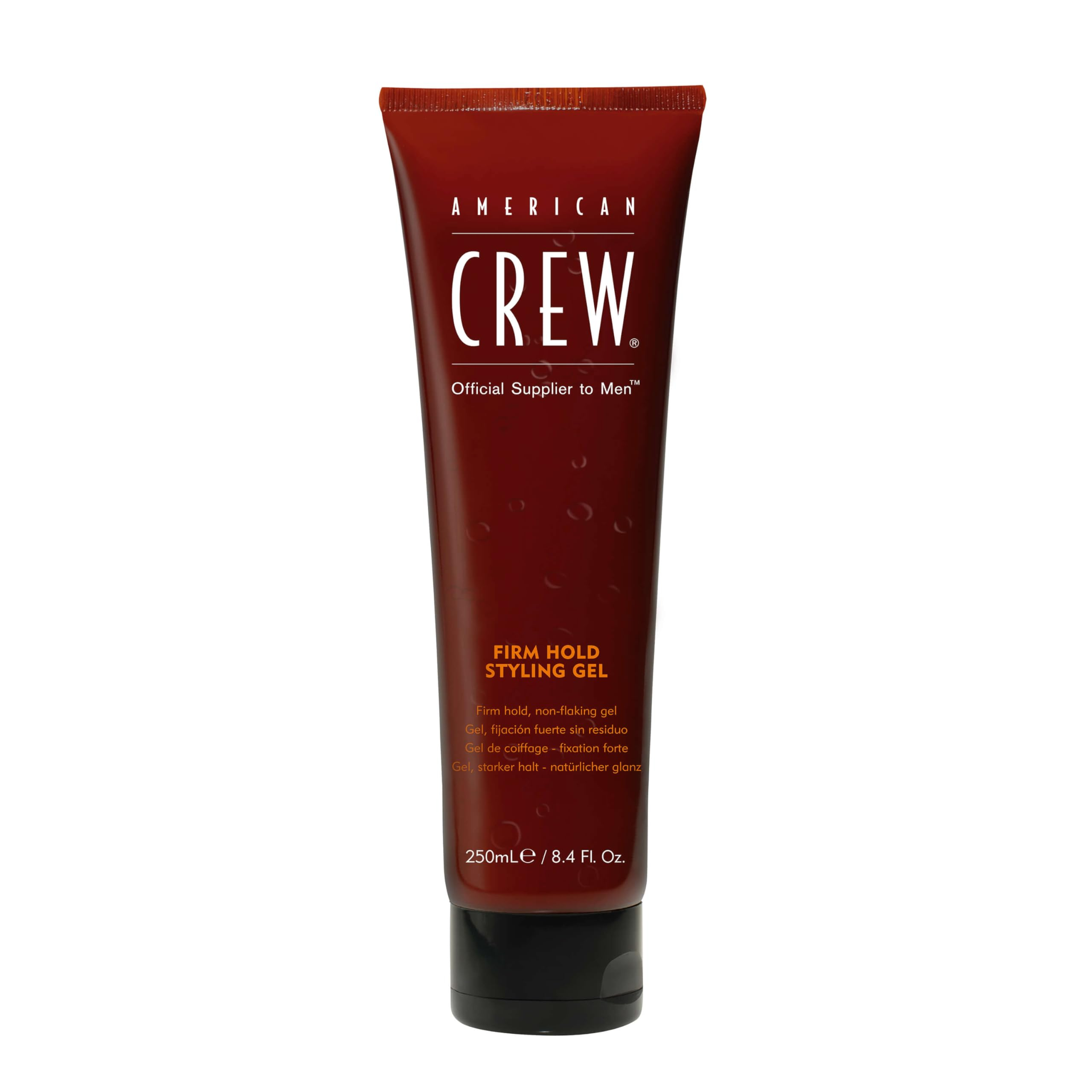 American Crew Gel de Fijación Fuerte, Gomina, No Deja Residuos, 250 ml