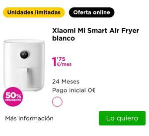 Xiaomi Mi Smart Air Fryer blanco (para clientes Jazztel)