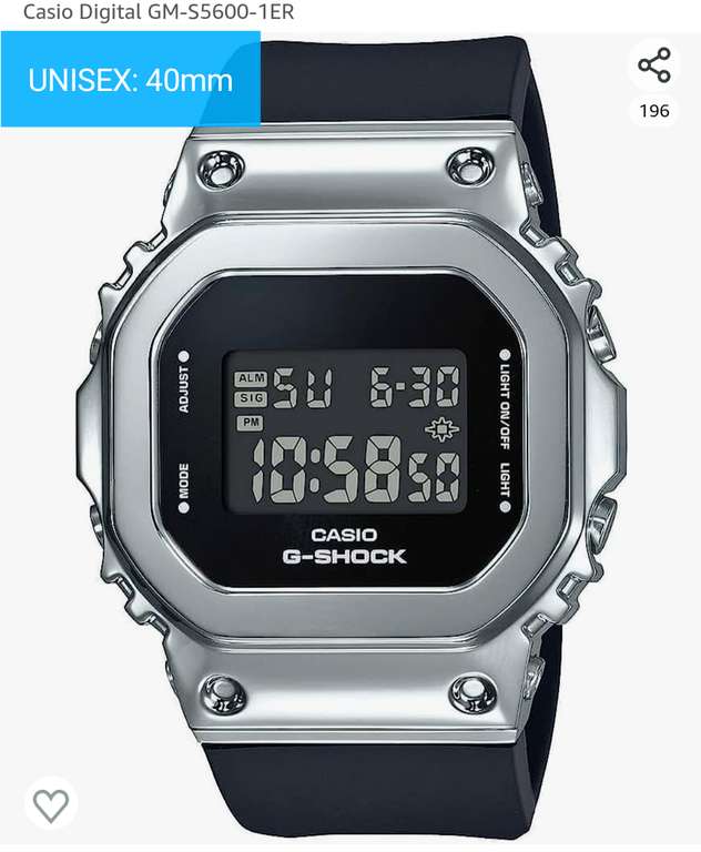 Reloj G-SHOCK gm-s5600 40mm