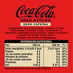 Aplicar cupón de 2.67. Coca-Cola Zero Azúcar Zero cafeína - Refresco de cola sin azúcar, sin calorías, sin cafeína - Pack 24 latas 330 ml