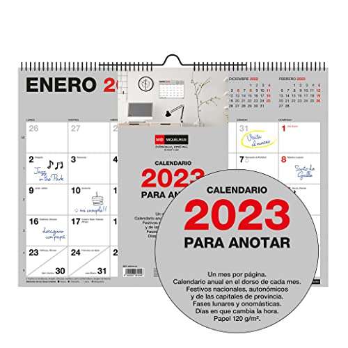 Calendario de pared 2023- A3