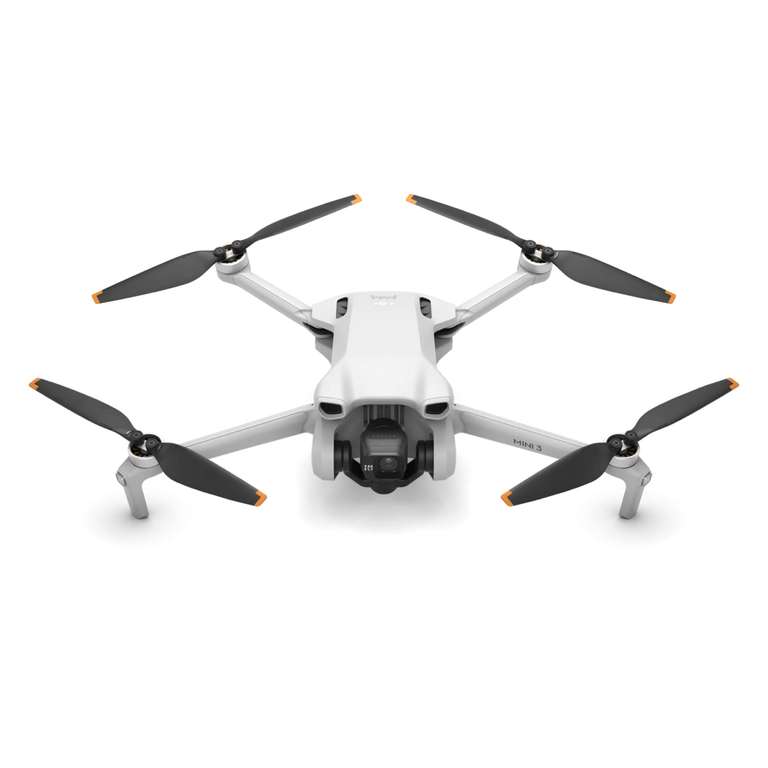 DJI Mini 3 (solo el dron) – cámara ligero plegable con vídeo 4K HDR, 38 min de tiempo de vuelo, Grabación vertical y funciones inteligentes
