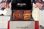 Ariete 730 Grill eléctrico, cocción vertical, redue grasas y el humo, temporizador ajustable 30 min, 1300 E