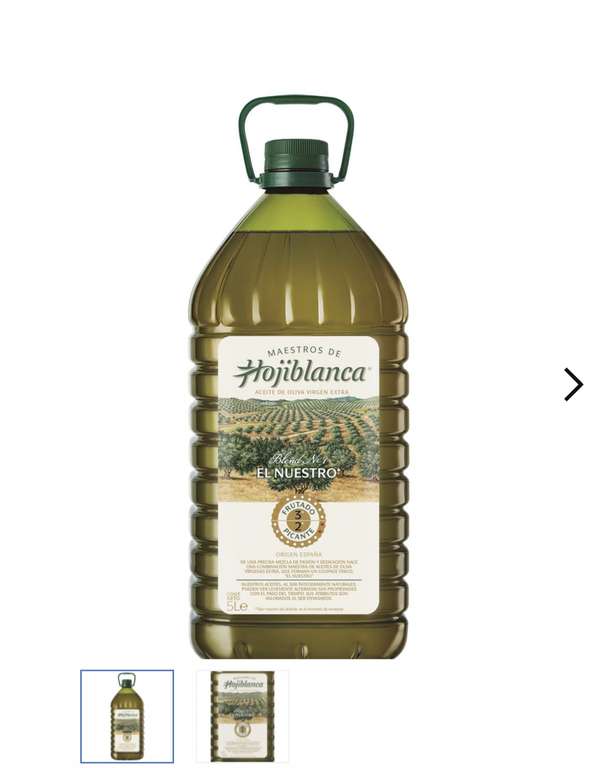 3x2 aceite oliva virgen Extra (Solo disponible en algunas localizaciones)